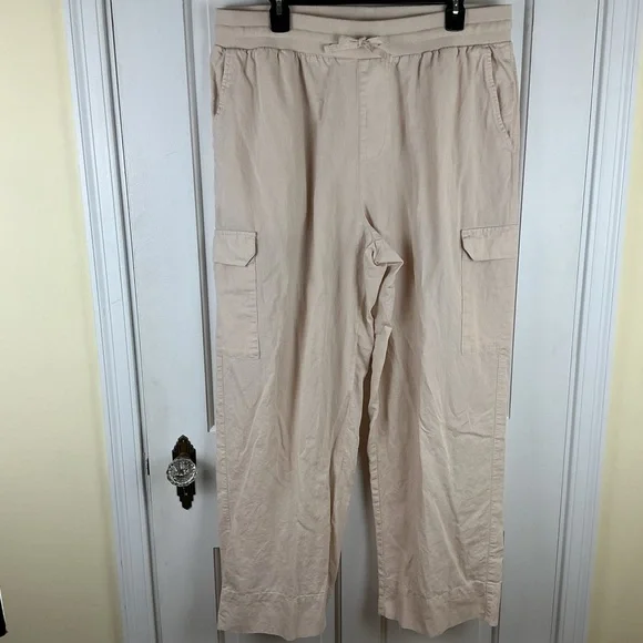 Pact Canopy Linen Blend Wide Leg Pants - Picture 4 of 11